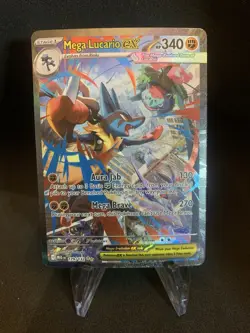 2025 Pokemon Mega Evolution Lucario ex Special Illustration Rare #179/132 - Image 1