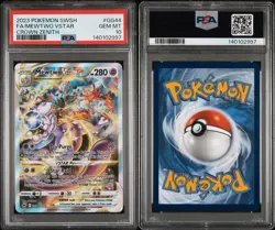Pokemon Mewtwo VSTAR GG44 Crown Zenith Ultra Rare PSA 10 280 HP - Image 3