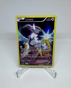 2016 Pokemon TCG XY Black Star Promos Arceus XY116 Full Art Promo - Image 1