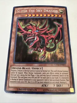Yu-Gi-Oh Slifer the Sky Dragon CT13-EN001 2016 Mega-Tins Limited Edition - Image 1