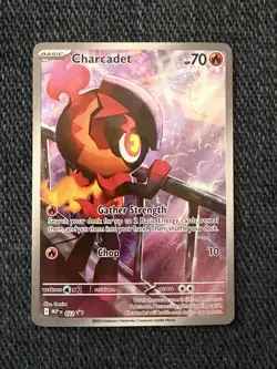 Charcadet 022 Pokemon TCG Black Star Promo Full Art Foil Card Near Mint NM - Image 1