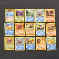 🔥 Huge 15+ Vintage Pokemon Card Lot – 1999 Base Set Fossil – English – Auction - Image 1