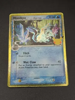 Mimikyu SWSH136 Celebrations 25th Anniversary Card - Image 3