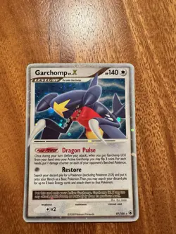 Garchomp LV.X Majestic Dawn 97/100 Holo Ultra Rare Pokemon Card - Image 1