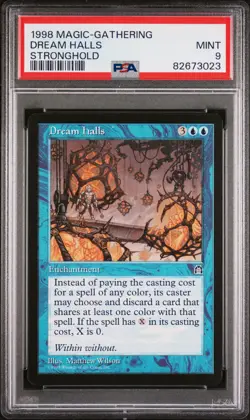 Dream Halls - Stronghold - MINT - PSA 9. POP 14. More MTG in store. - Image 1