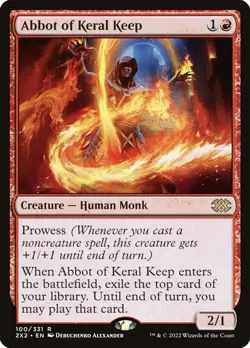 Abbot of Keral Keep 2X2 Mtg Magic English - Image 1