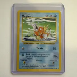 Magikarp 35/102 Base Set Shadowless WOTC Vintage Pokemon MP - Image 1