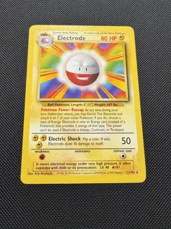 Pokemon TCG Electrode 21/102 Base Set Rare Near Mint 1999 WoTC - Image 2