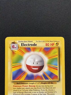 Pokemon TCG Electrode 21/102 Base Set Rare Near Mint 1999 WoTC - Image 3