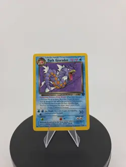 2000 Pokemon TCG Team Rocket Dark Gyarados 25/82 Non Holo Rare WOTC - LP-NM - Image 1