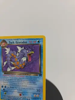 2000 Pokemon TCG Team Rocket Dark Gyarados 25/82 Non Holo Rare WOTC - LP-NM - Image 2