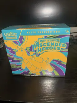 Pokemon TCG Mega Evolution Ascended Heroes Elite Trainer Box Dragonite Zekrom - Image 1