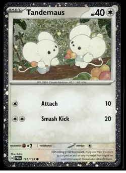 Tandemaus 167/193 S&V Paldea Evolved Cosmos Holo Promo Pokemon TradingCG 2023 NM - Image 1