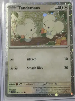 Tandemaus 167/193 S&V Paldea Evolved Cosmos Holo Promo Pokemon TradingCG 2023 NM - Image 3