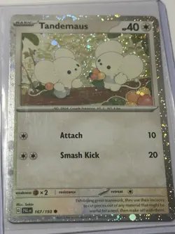 Tandemaus 167/193 S&V Paldea Evolved Cosmos Holo Promo Pokemon TradingCG 2023 NM - Image 4
