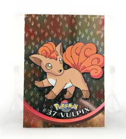 [LP] Topps 1999 Vulpix #36 Pokemon TV Animation Edition Series 1 Foil (Black) - Image 1