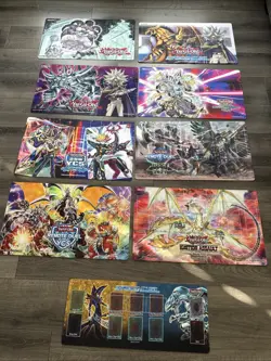 Yu-Gi-Oh! TCG Playmat Lot of 9 Soft Material - Image 1