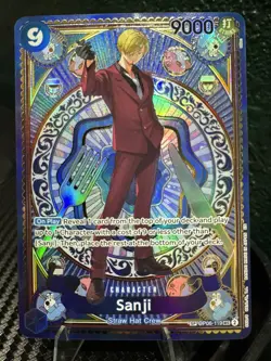 One Piece Sanji OP06-119 SP OP11 Parallel A Fist of Divine Speed NM ENGLISH - Image 1