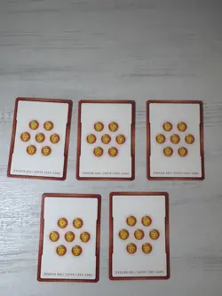 Bandai Dragon Ball Super Card Game Foil Energy Marker Goku Lot 5 Cards - Image 2