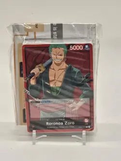 Roronoa Zoro One Piece Tutorial Demo Deck Card Game Version 2 - Sealed - Image 1