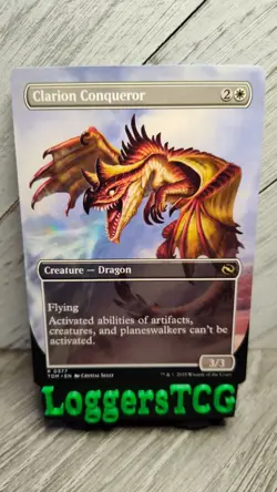 MTG Clarion Conqueror BORDERLESS / TDM 0377 R NM - Image 1