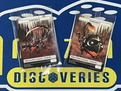 Magic Korean (KR) Promo Construct Token Set (2) Brothers War (BRO) MTG US Seller - Image 1