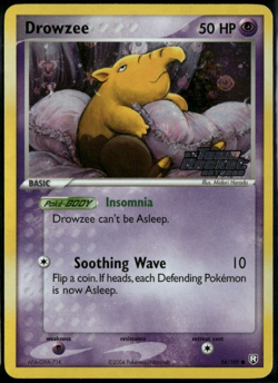 Drowzee Reverse Holo 54/109 ex Team Rocket Returns 2004 NM Pokemon - Image 1