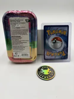 Pokemon Ascended Heroes Mini Tin Pikachu/Tepig Sealed & Promo/Coin - Image 2