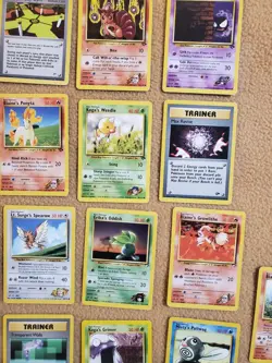 LP 26 Cards Gym Challenge & Gym Heroes Lot Various Pokemon and Characters - Image 4
