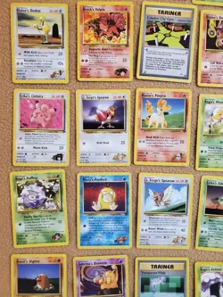 LP 26 Cards Gym Challenge & Gym Heroes Lot Various Pokemon and Characters - Image 5