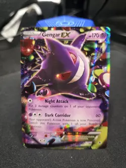 Pokemon Gengar EX TCG Phantom Forces Ultra Rare Holo Card 34/119 NM Condition - Image 2