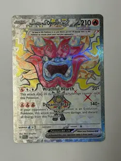 Pokemon Hearthflame Mask Ogerpon ex 192/167 NM Twilight Masquerade TCG - Image 1