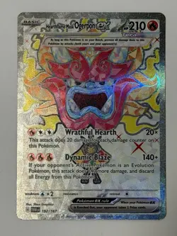 Pokemon Hearthflame Mask Ogerpon ex 192/167 NM Twilight Masquerade TCG - Image 2