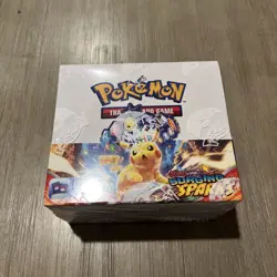 Pokemon TCG Scarlet & Violet Surging Sparks Booster Box FACTORY SEALED- 36 packs - Image 1
