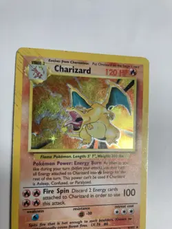 Pokemon Charizard 4/102 Base Set Unlimited Holo MP-HP - Image 3