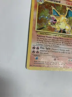 Pokemon Charizard 4/102 Base Set Unlimited Holo MP-HP - Image 5