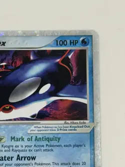 Pokemon TCG Kyogre ex 94/101 Hidden Legends Holo Silver Border - Image 3