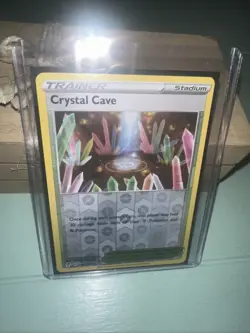 Pokemon Crystal Cave 144/203 Reverse Holo SWSH07: Evolving Skies NM - Image 1