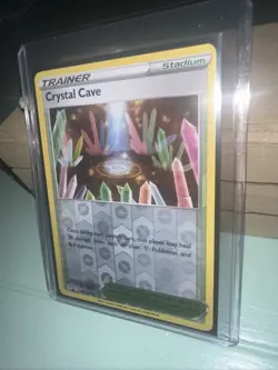 Pokemon Crystal Cave 144/203 Reverse Holo SWSH07: Evolving Skies NM - Image 3