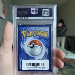 2025 Pokemon Team Rocket's Zapdos GameStop Exclusive PSA 10 - Image 2