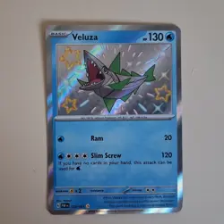 Pokemon TCG Veluza 125/091 Paldean Fates Rare Holo NM/M - Pack Fresh - Image 1