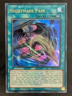 Albtraum-Schmerz 25LP-EN005 Ultra Rare STAMPED EN NM YUGIOH - Image 1