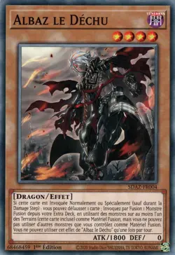 Yu Gi Oh ! Albaz le Dechu SDAZ-FR004 Commune en Francais - Image 1