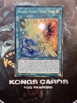 MZMU-EN019 Mikanko Shinbu - Noble Twins Collector’s Rare YuGiOh! NEW - Image 1