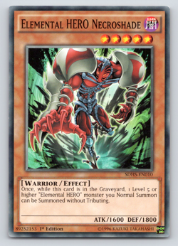 Elemental HERO Necroshade - SDHS-EN010 - Common - 1st Edition Yugioh - Image 1