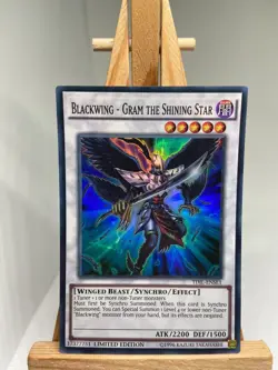 Blackwing - Gram the Shining Star TDIL-ENSE1 Super Rare Limited Edition YuGiOh - Image 1