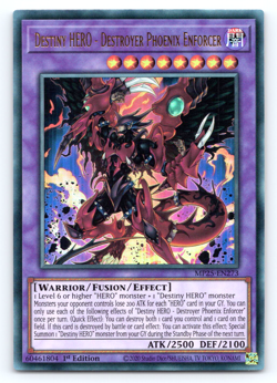Destiny HERO - Destroyer Phoenix Enforcer - MP25-EN273 - Ultra Rare Yugioh - Image 1