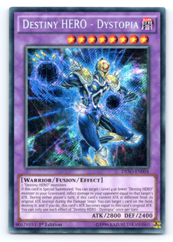 Destiny HERO - Dystopia - DESO-EN004 - Secret Rare - 1st Edition - Yugioh - Image 1