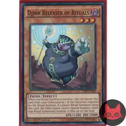 Yugioh Djinn Releaser of Rituals THSF-EN036 Super Rare 1st Edition NM - Image 1