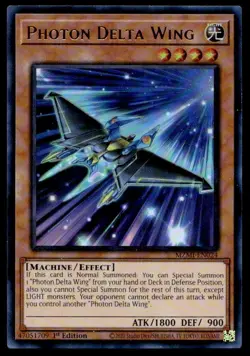Photon Delta Wing MZMI-EN024 1st Ultra Rare Yugioh Card - *LP* - Image 1